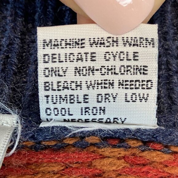 VTG 90s Jeans Wear Button Front Cardigan Women Small Colorful Cozy Slouchy Retro - Picture 5 of 6